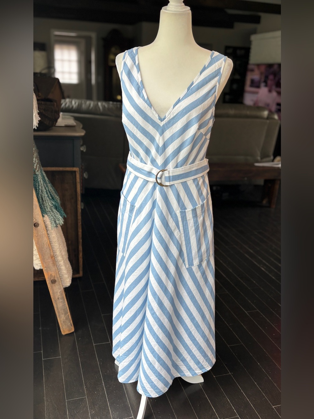 Kate Spade New York - Deck Stripe Midi Dress - Picture 6 of 17